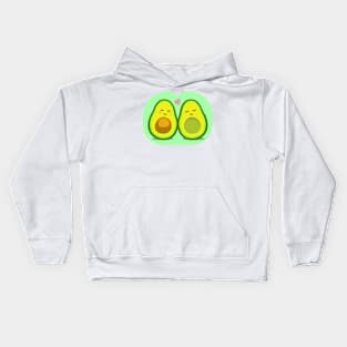 avocados in love Kids Hoodie